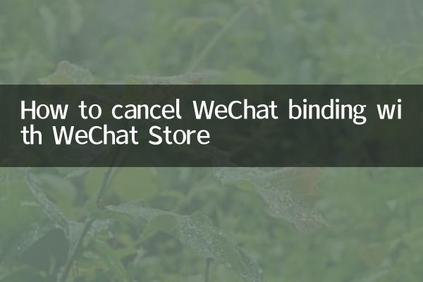 How to cancel WeChat binding with Weidian