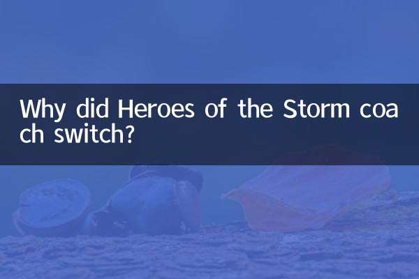 Почему в Heroes of the Storm сменился тренер?