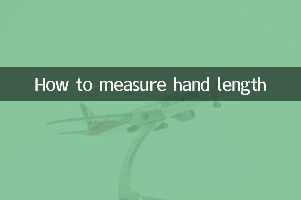 So messen Sie die Handlänge
