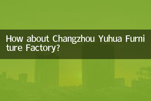 How about Changzhou Yuhua Furniture Factory?