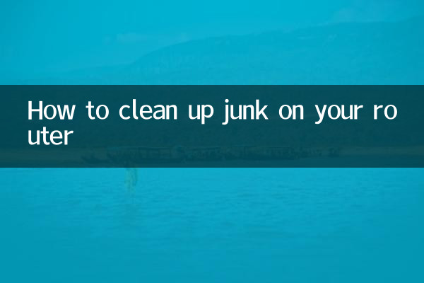 So bereinigen Sie den Müll auf Ihrem Router