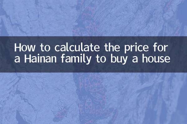 كيفية حساب سعر شراء منزل لعائلة هاينان