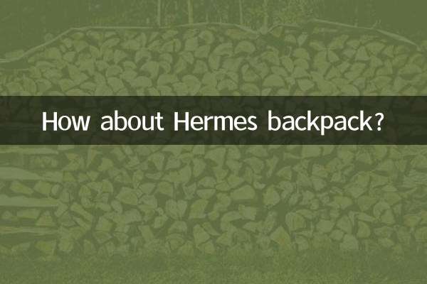 エルメスのリュックはいかがでしょうか？