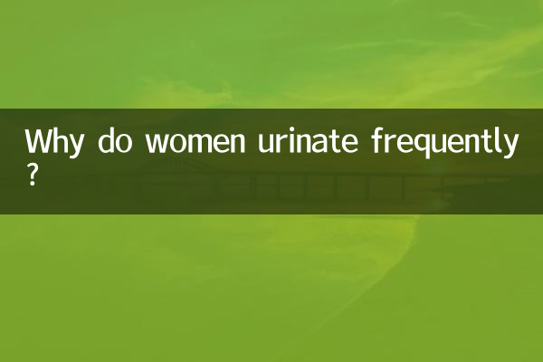 Why do women urinate frequently?