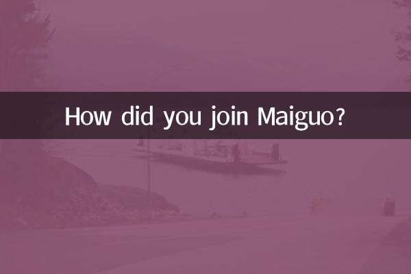 Comment avez-vous rejoint Maiguo ?