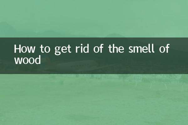 How to get rid of the smell of wood