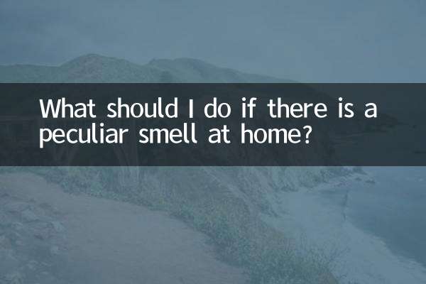 Cosa devo fare se in casa c'è un odore particolare?