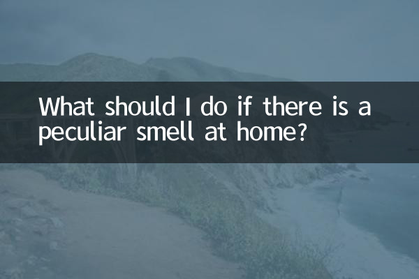 ¿Qué debo hacer si hay un olor peculiar en casa?