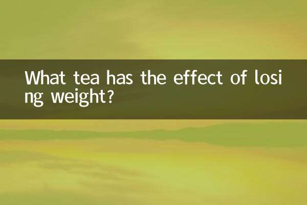 Que chá tem o efeito de perder peso?