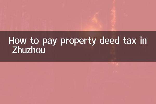 So zahlen Sie die Grundsteuer in Zhuzhou
