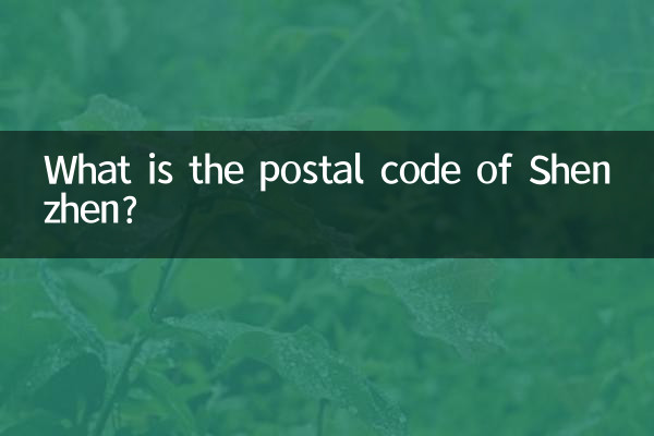 शेन्ज़ेन का पोस्टल कोड क्या है?