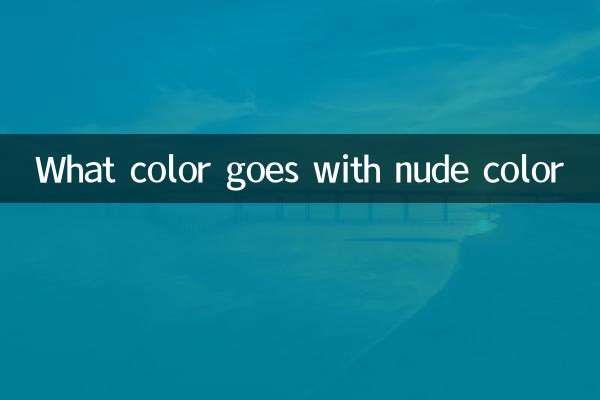 নগ্ন রঙের সাথে কি রঙ যায়