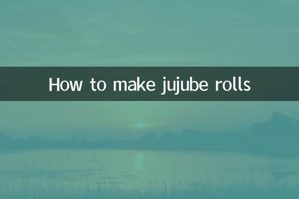 কীভাবে জুজুব রোল তৈরি করবেন