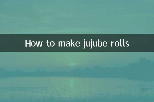 কীভাবে জুজুব রোল তৈরি করবেন