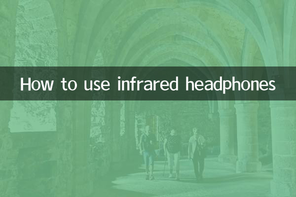 How to use infrared headphones