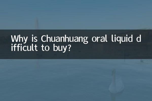 Why is Chuanhuang oral liquid difficult to buy?