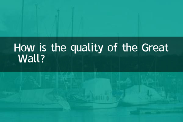 Wie ist die Qualität der Chinesischen Mauer?