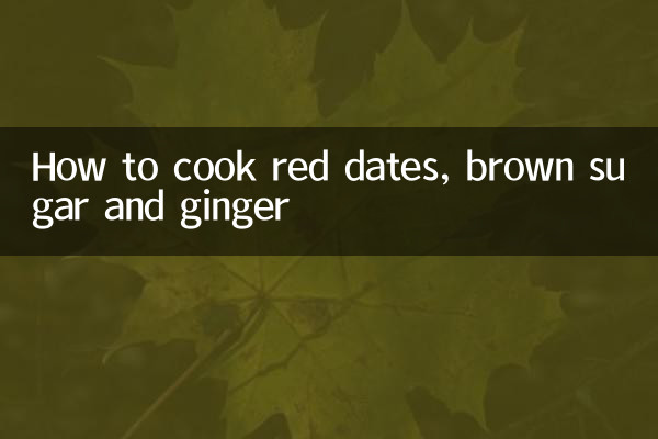 Come cucinare datteri rossi, zucchero di canna e zenzero