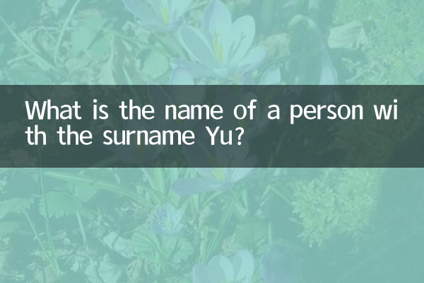 ما هو اسم الشخص الذي يحمل لقب يو؟