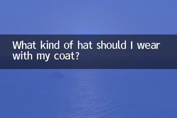 Welchen Hut soll ich zu meinem Mantel tragen?