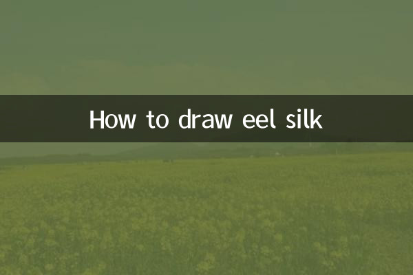 Come disegnare la seta dell'anguilla