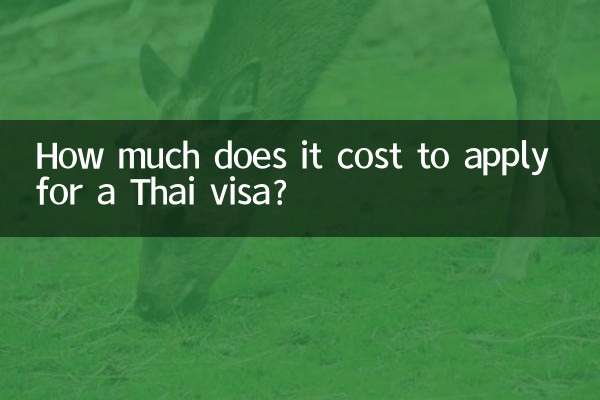 タイのビザの申請にはいくらかかりますか?