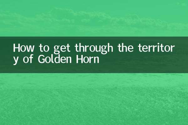 Comment traverser le territoire de la Corne d'Or