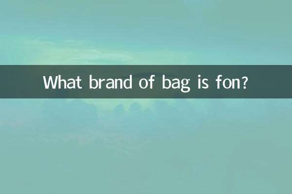 Che marca di borsa è Fon?