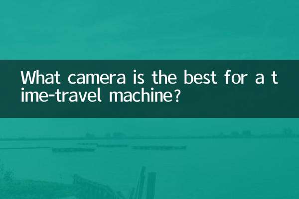 Quale fotocamera è la migliore per una macchina per viaggiare nel tempo?