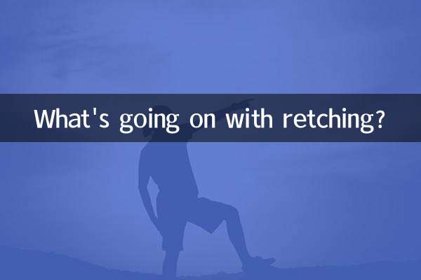 What's going on with retching?