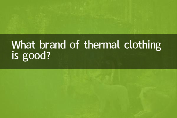 What brand of thermal clothing is good?