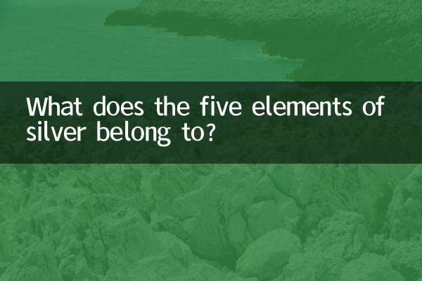 What does the five elements of silver belong to?