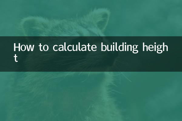 Come calcolare l'altezza dell'edificio