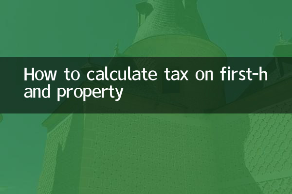 نحوه محاسبه مالیات بر املاک دست اول