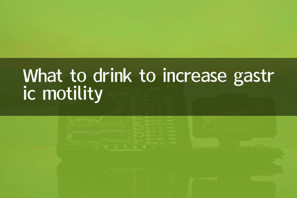 Was man trinken sollte, um die Magenmotilität zu steigern