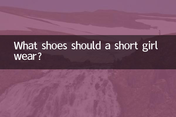 ¿Qué zapatos debe usar una chica bajita?