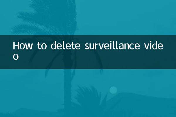 Como excluir vídeo de vigilância