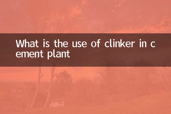 Qual é o uso do clínquer na planta de cimento
