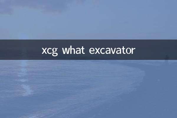 xcg quale escavatore