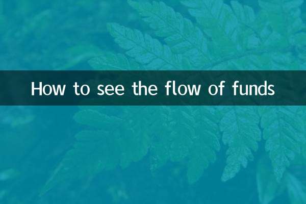 How to see the flow of funds