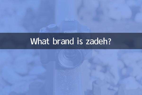 De quelle marque est Zadeh ?