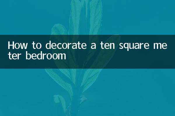 Comment décorer une chambre de dix mètres carrés