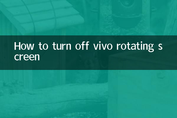 ভিভো রোটেটিং স্ক্রিন কীভাবে বন্ধ করবেন