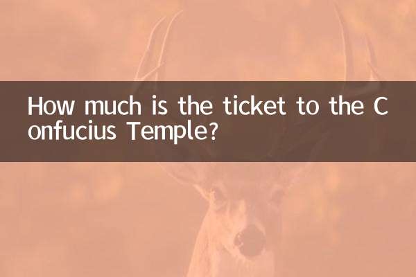 কনফুসিয়াস মন্দিরের টিকিট কত?
