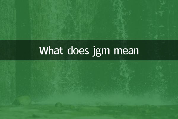 Was bedeutet jgm