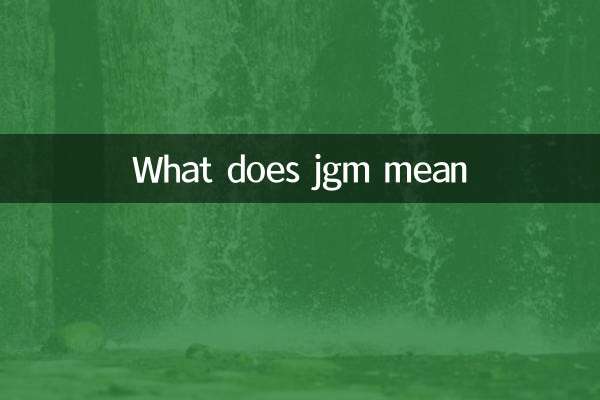 Was bedeutet jgm