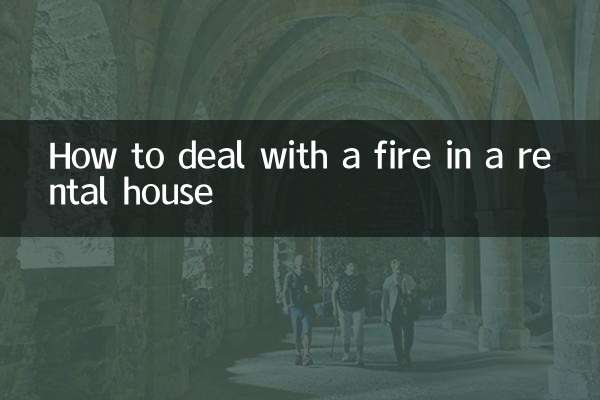 Wie man mit einem Brand in einem Miethaus umgeht