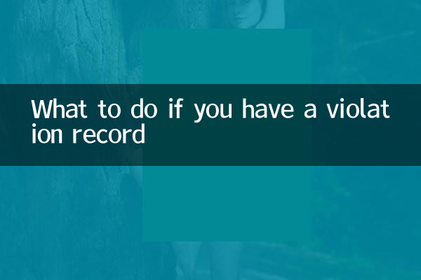 यदि आपके पास उल्लंघन का रिकॉर्ड है तो क्या करें?