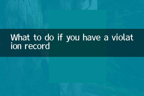 Cosa fare se si hanno precedenti di violazione