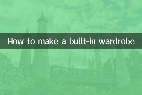 Come realizzare un armadio a muro